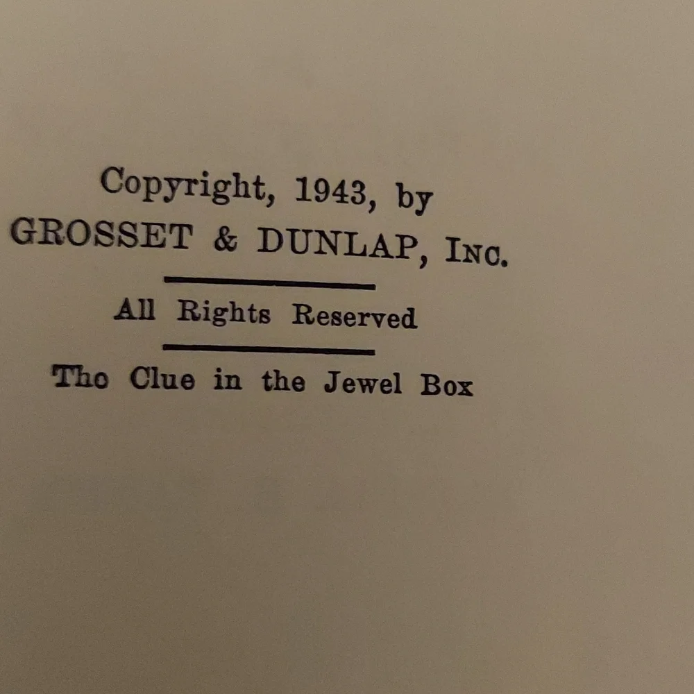 Vintage Nancy Drew Book Xlnt - Picture 5 of 5